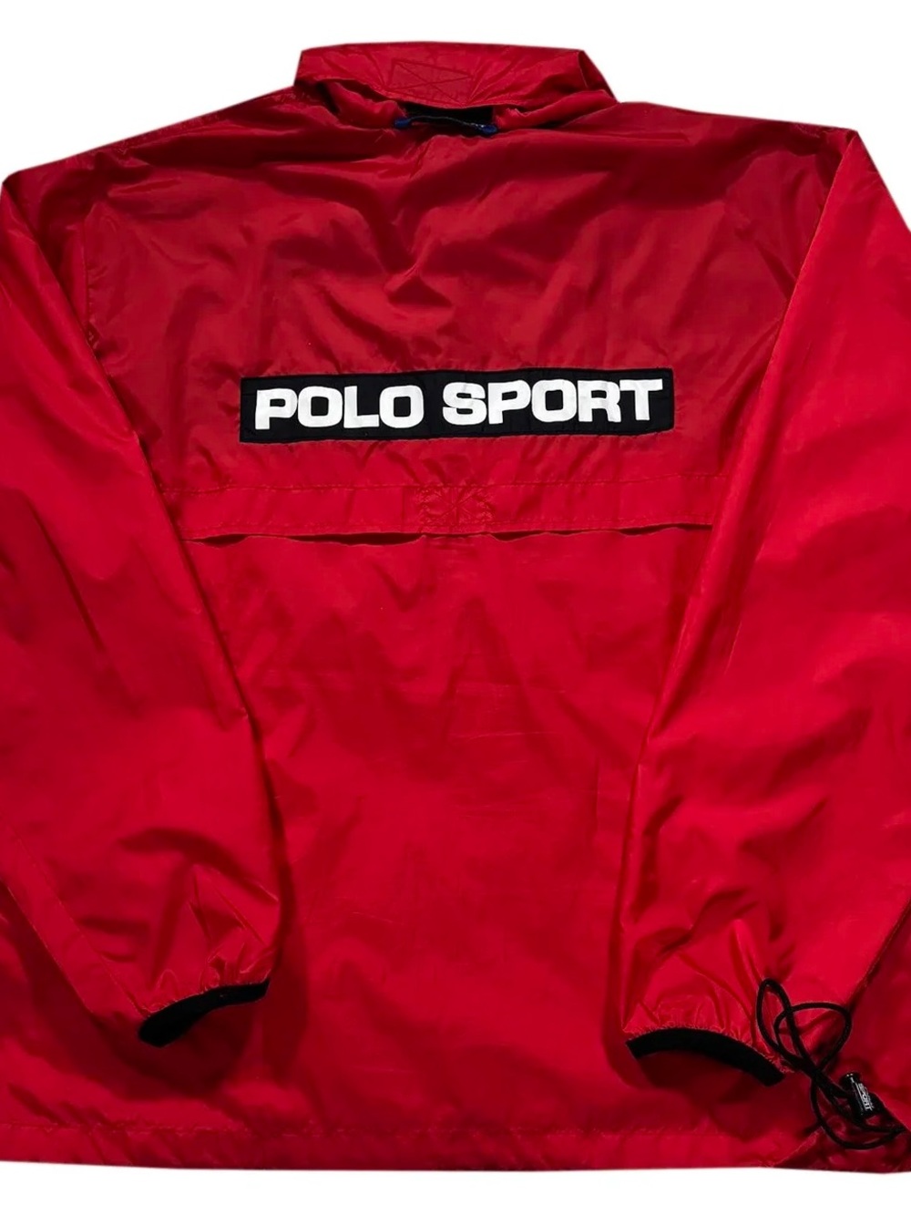 Vintage Polo Sport Ralph Lauren Red Windbreaker Jacket (Size M)
